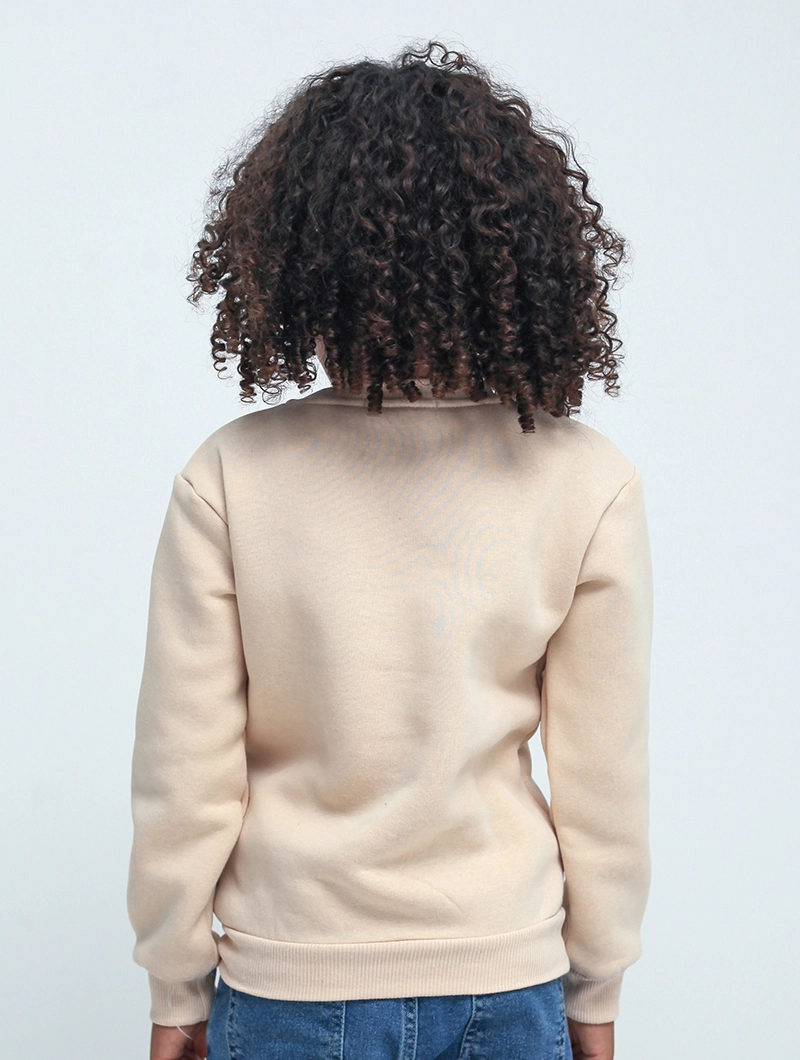 Sweat à capuche grand motif graphique garçon